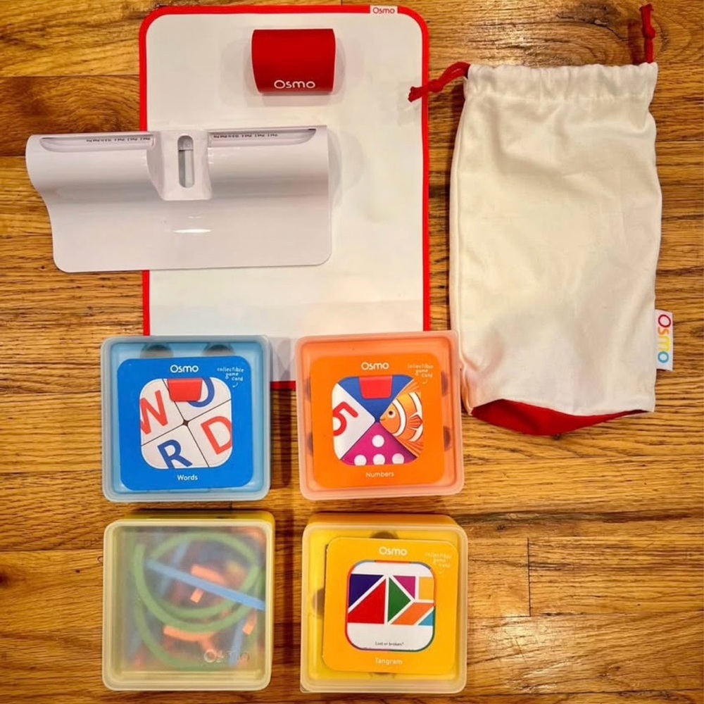 Osmo Educational Game Starter Set- Numbers, Shapes, Tanagrams, Words
